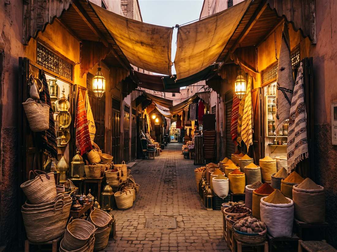Souks à Marrakech